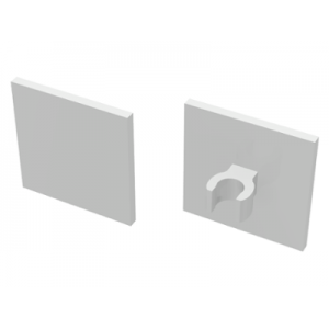 verkeersbord 2x2 vierkant met clip white